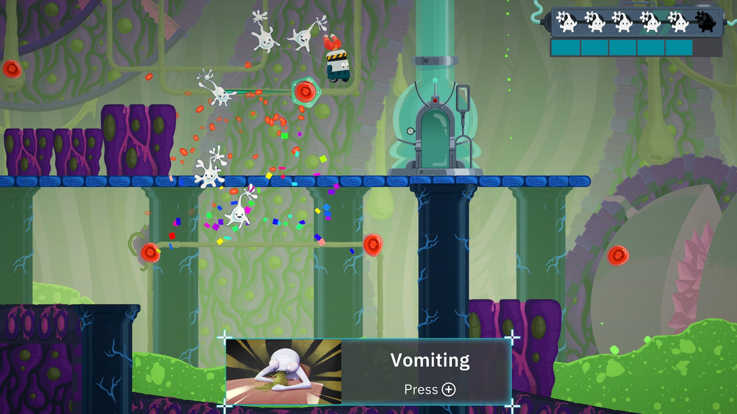 Screenshot do game Get-A-Grip Chip and the Body Bugs