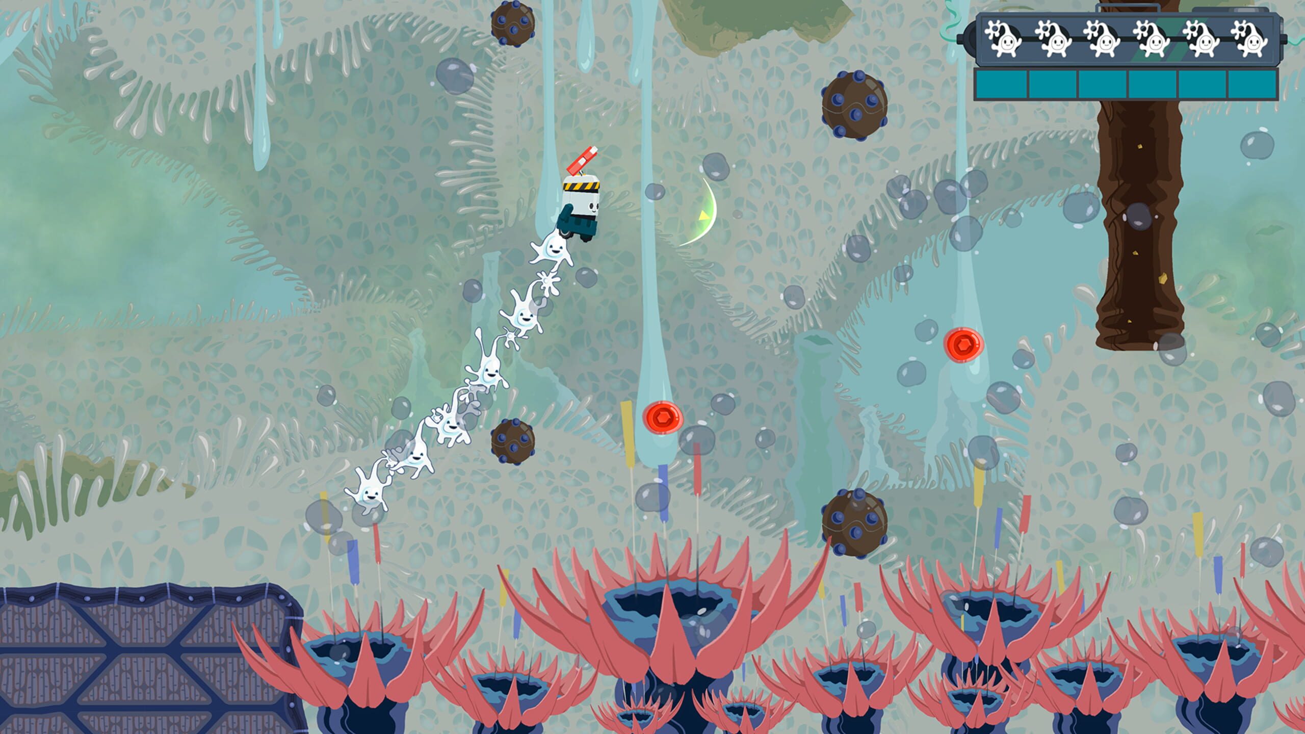 Screenshot do game Get-A-Grip Chip and the Body Bugs
