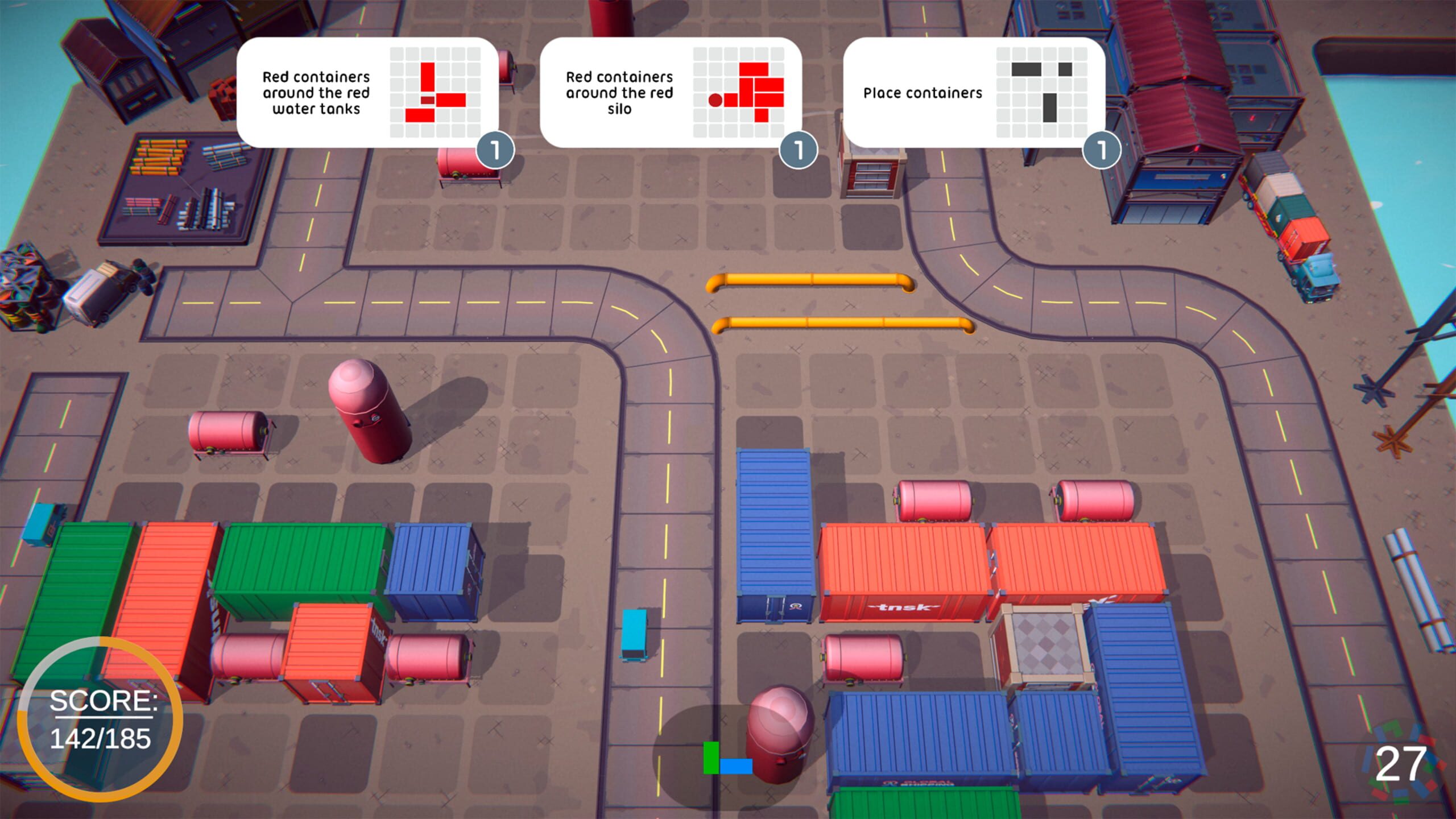 Screenshot do game Satama Puzzle