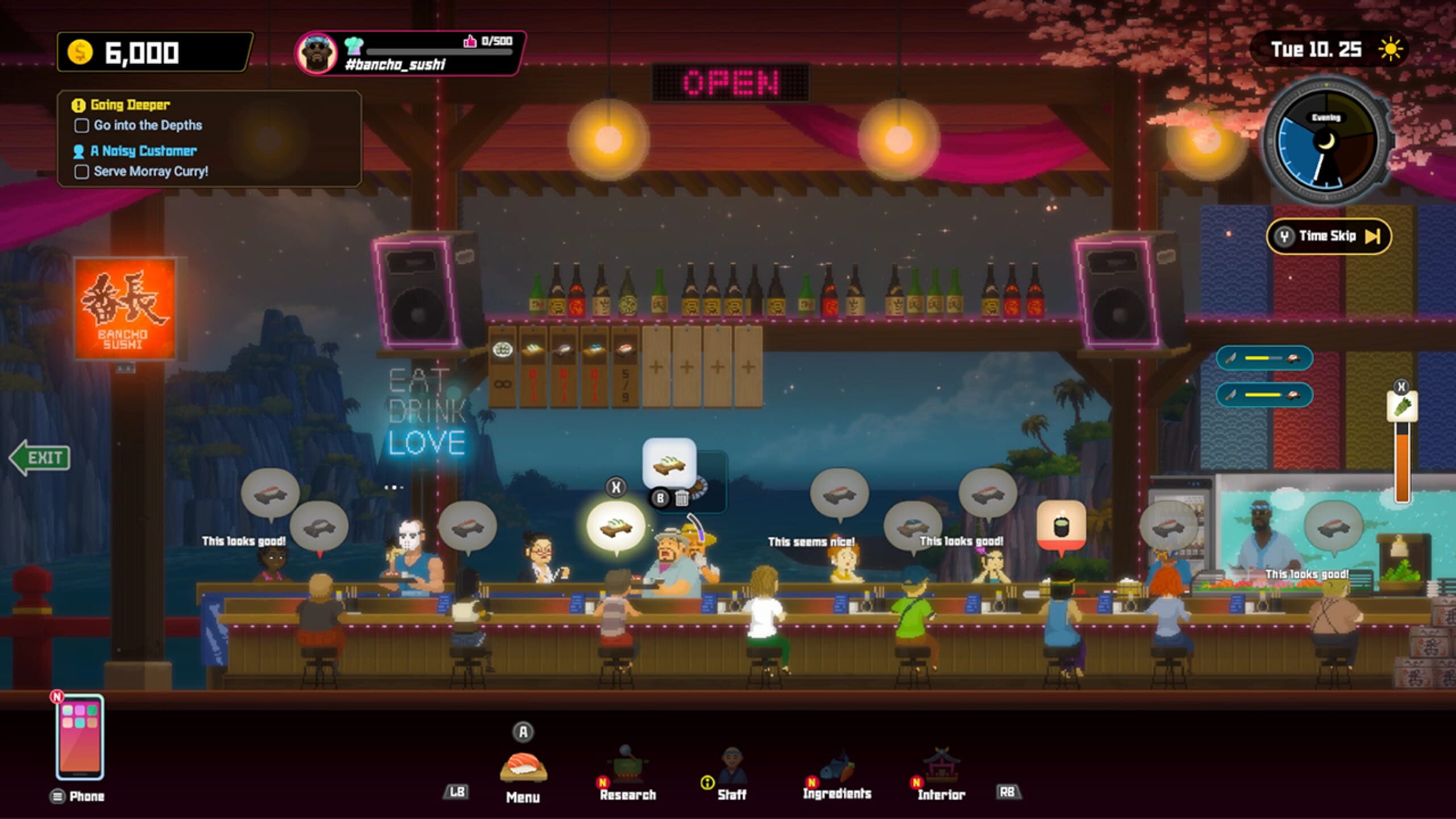 Screenshot from Dave the Diver