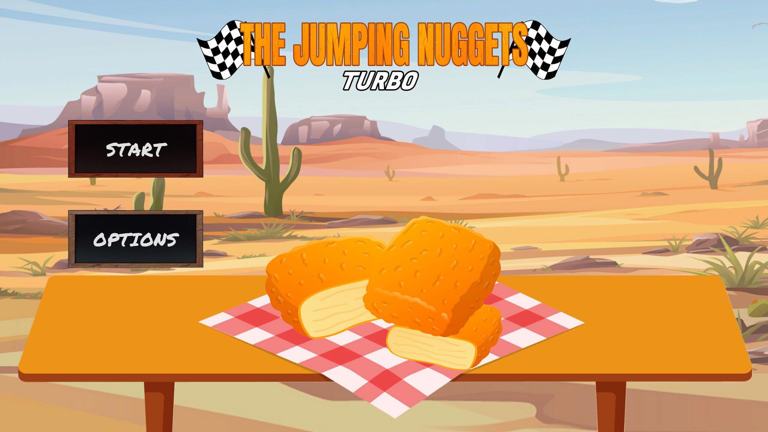 Screenshot do game The Jumping Nuggets: Turbo