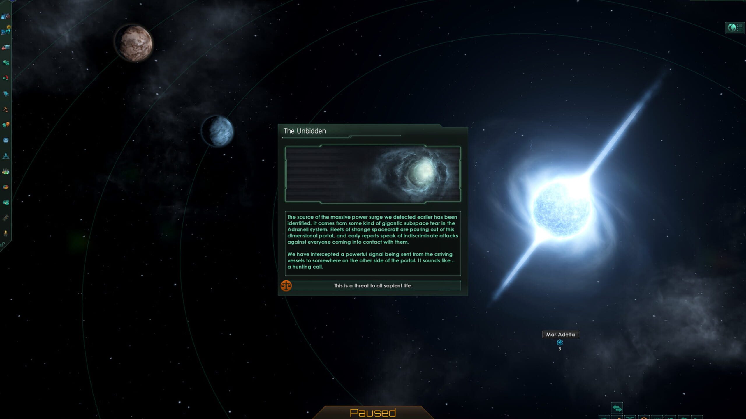 Screenshot from Stellaris