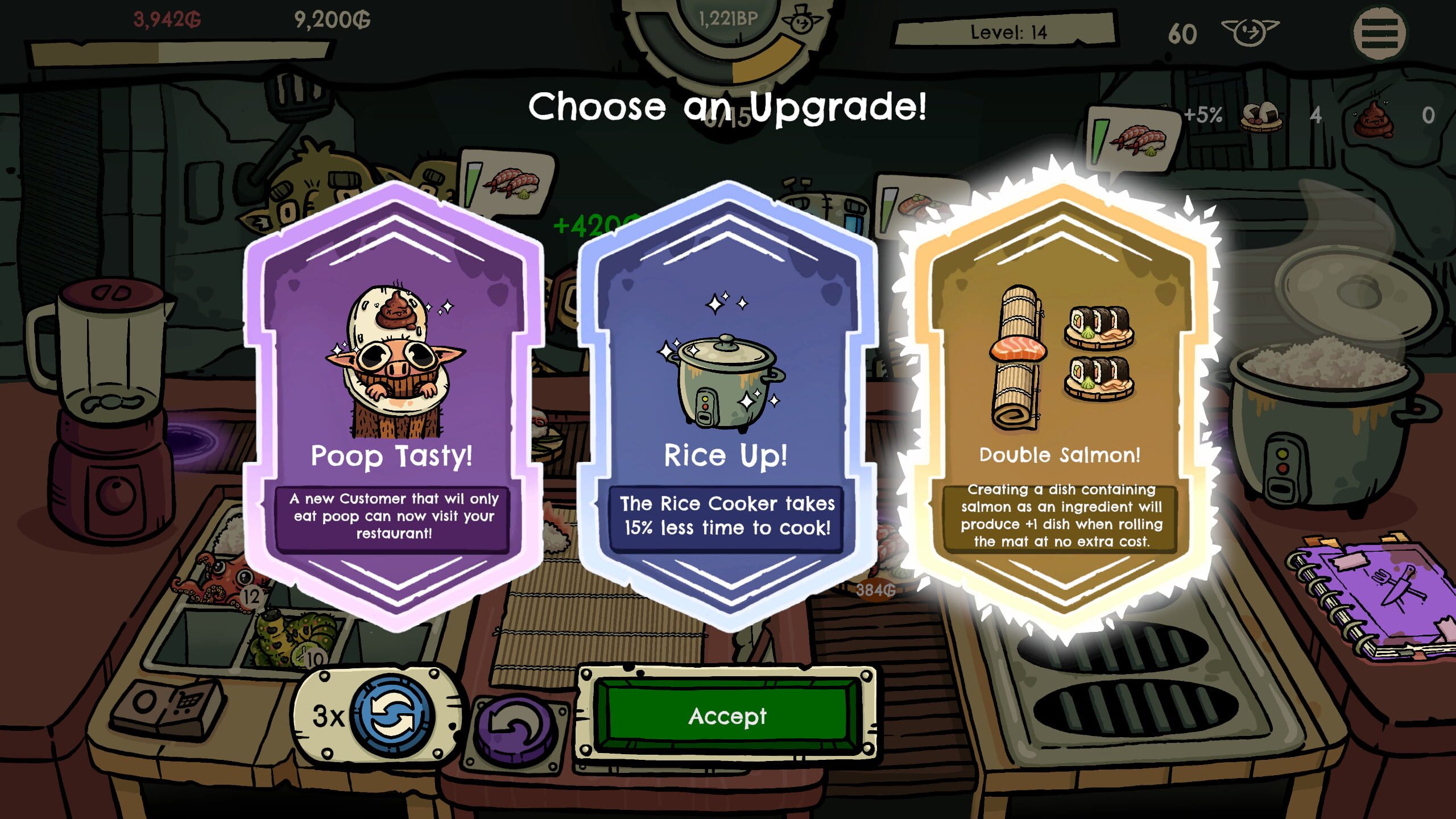 Screenshot from Goblin Sushi