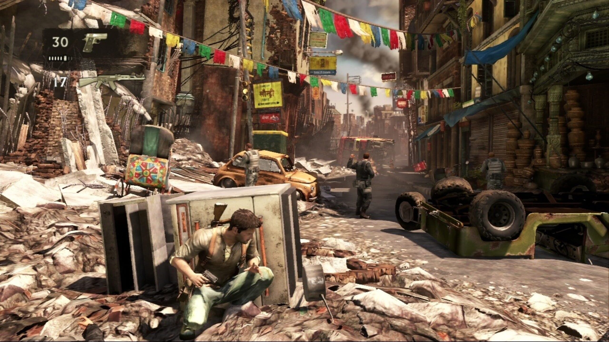 Screenshot do game Uncharted 2: Among Thieves