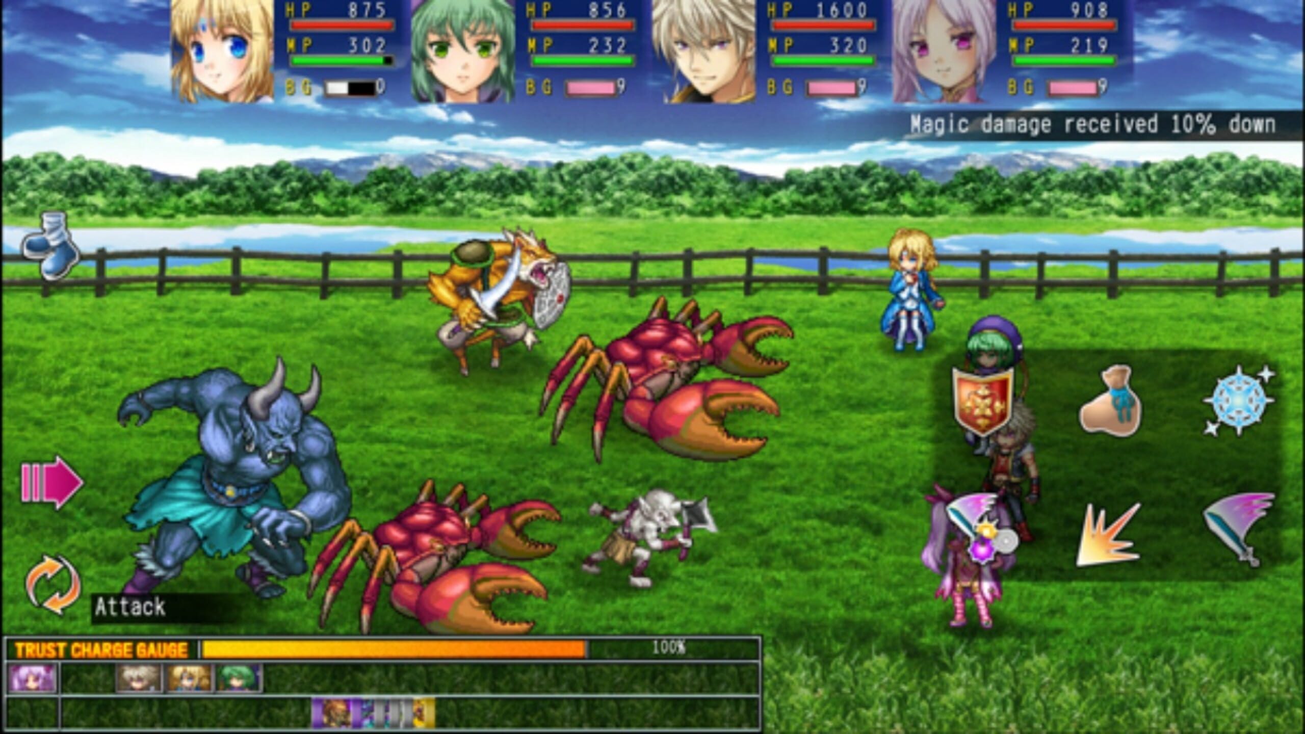 Screenshot from Asdivine Cross
