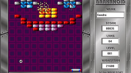 Barkanoid Screenshot