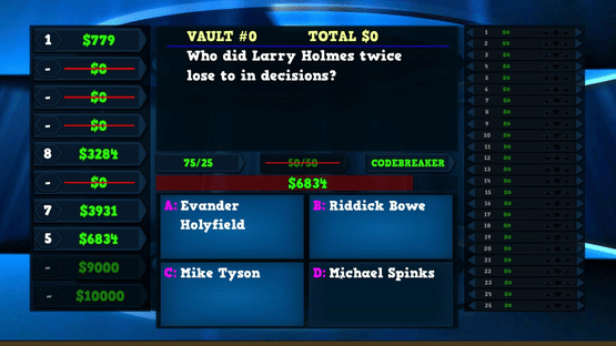Trivia Vault: Boxing Trivia Screenshot