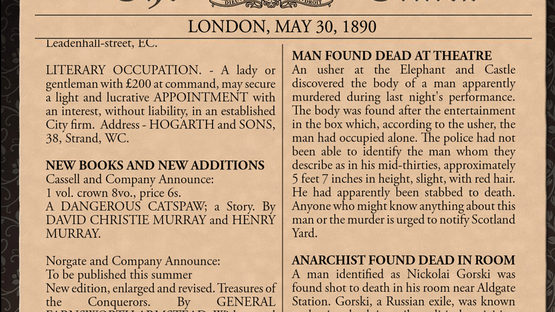 Sherlock Holmes Consulting Detective: The Case of the Tin Soldier Screenshot