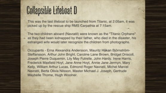 Explore Titanic screenshot