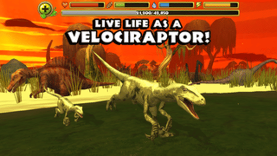 Jurassic Life: Velociraptor Dinosaur Simulator Screenshot