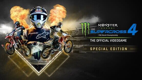 Monster Energy Supercross: The Official Videogame 4 - Special Edition official artwork 1