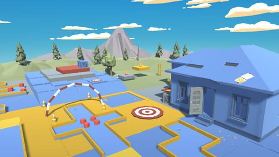 Minigolf backdrop