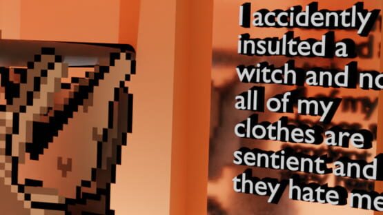 I Accidently Insulted a Witch and Now All of My Clothes Are Sentient and They Hate Me! gameplay screenshot