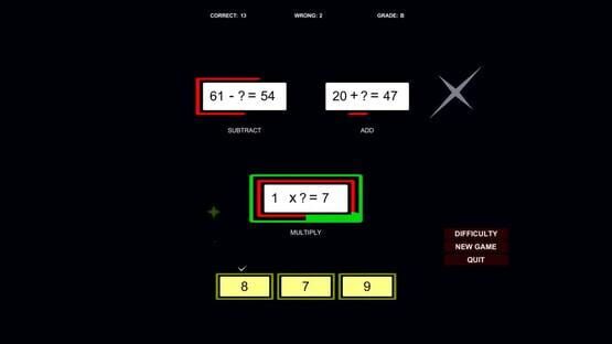 Math Problem Challenge gameplay screenshot