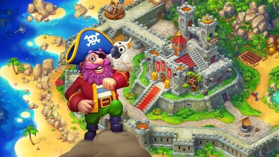 Pirates & Pearls: Match, build & design gameplay screenshot