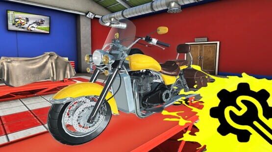 Motorcycle Mechanic Simulator gameplay screenshot