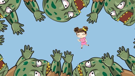 Chibi Girl vs. Evil Zombie Dead official artwork 1