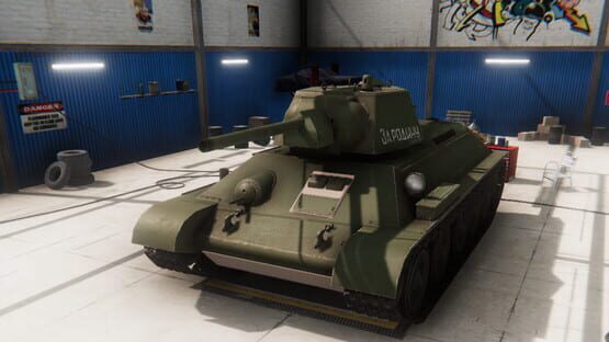 Tank Hangar Simulator gameplay screenshot