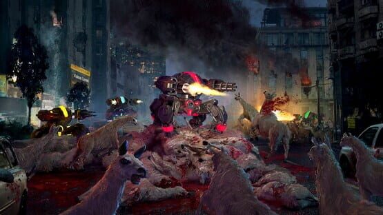 Vicious Attack Llama Apocalypse gameplay screenshot