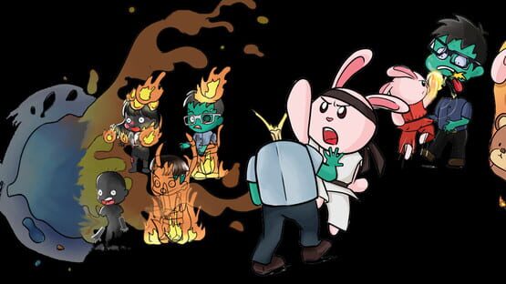 Bunnies vs Zombies gameplay screenshot