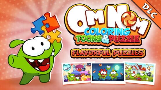 Om Nom: Coloring, Toons & Puzzle - Flavorful Puzzles gameplay screenshot