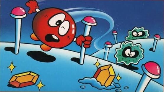 Famicom Mini: Clu Clu Land gameplay screenshot