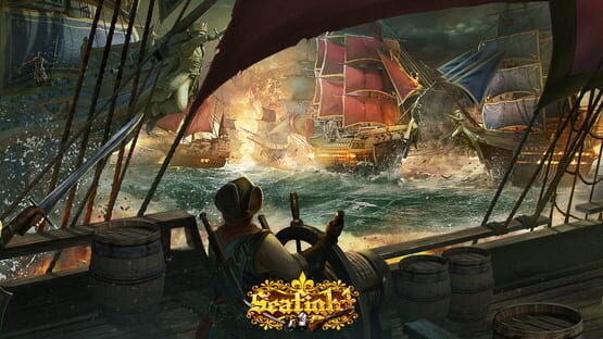 Seafight backdrop