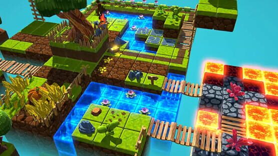 Hidden Cube World Top-Down 3D backdrop