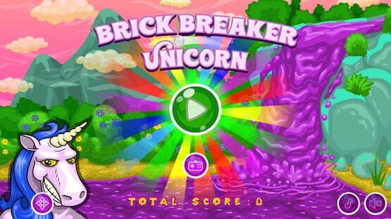 Brick Breaker Unicorn gameplay screenshot