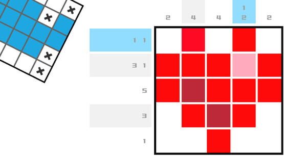 Pixel drawing block gameplay screenshot