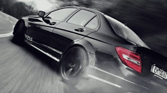 Drift racing car backdrop
