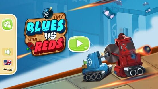 Tiny Blues vs. Mini Reds gameplay screenshot