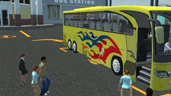 Europe Bus Driver backdrop