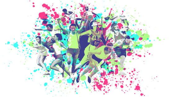 World Champions: Decathlon backdrop