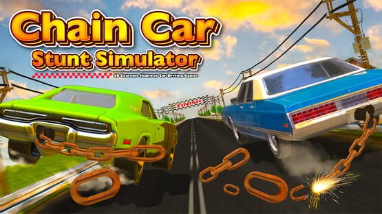 Chain Car Stunt Simulator: 3D Extreme Highway Car Driving Games official artwork 1