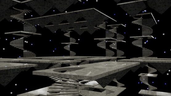 3d Maze In Space backdrop
