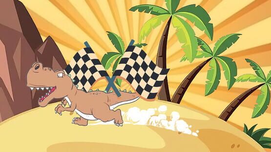VR Racing on Dinosaur Island official artwork 1