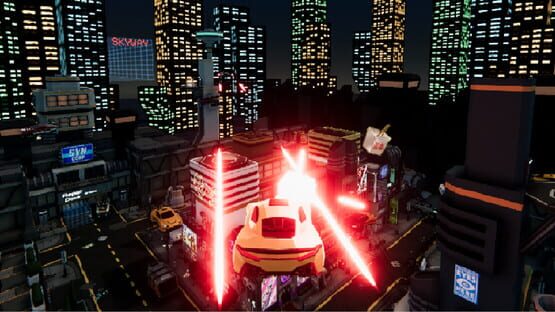 Cyber Courier 2088 backdrop