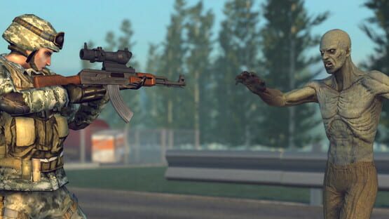 Real Zombie War Simulator gameplay screenshot