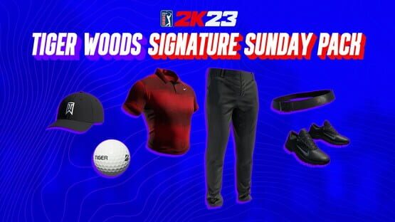 PGA Tour 2K23: Tiger Woods Signature Sunday Pack gameplay screenshot
