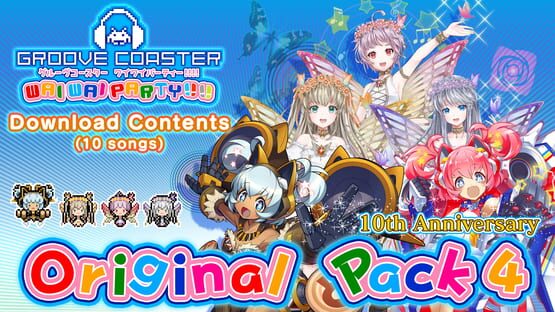 Groove Coaster: Wai Wai Party!!!! - Original Pack 4: 10th Anniversary official artwork 1