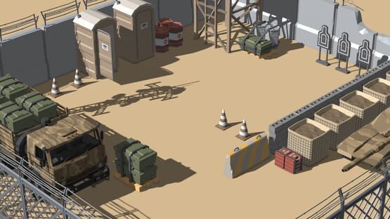 Forklift Extreme: Military Storage gameplay screenshot