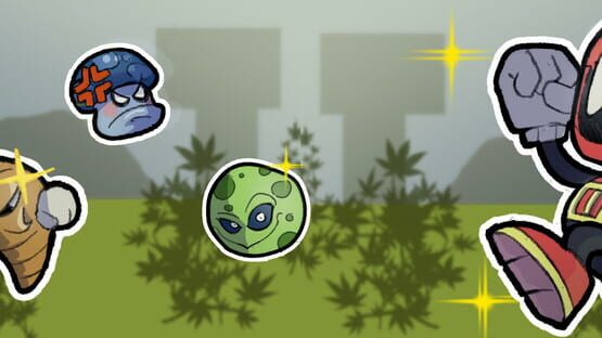 Adventure Apple Robots backdrop