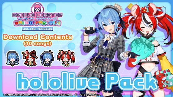 Groove Coaster: Wai Wai Party!!!! - Hololive Pack official artwork 1