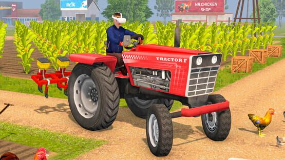 VR Tractor Farming backdrop