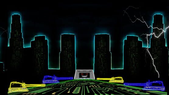 Neon D-Fence Remaster gameplay screenshot