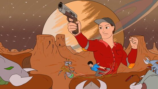Exterminators of Saturn gameplay screenshot