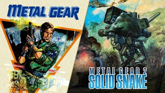 Metal Gear & Metal Gear 2: Solid Snake official artwork 1