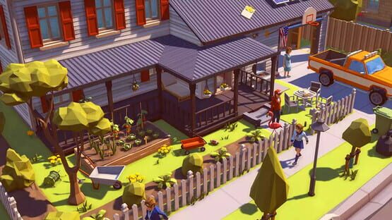 Hidden Village Top-Down 3D backdrop
