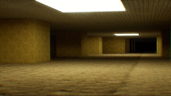 Explore the Backrooms backdrop